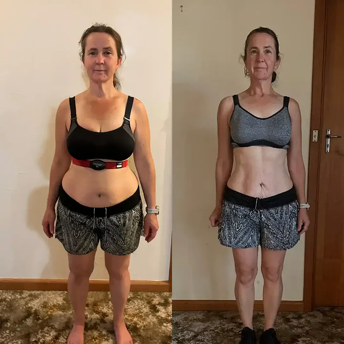 Sharnie before and after her MLA transformation